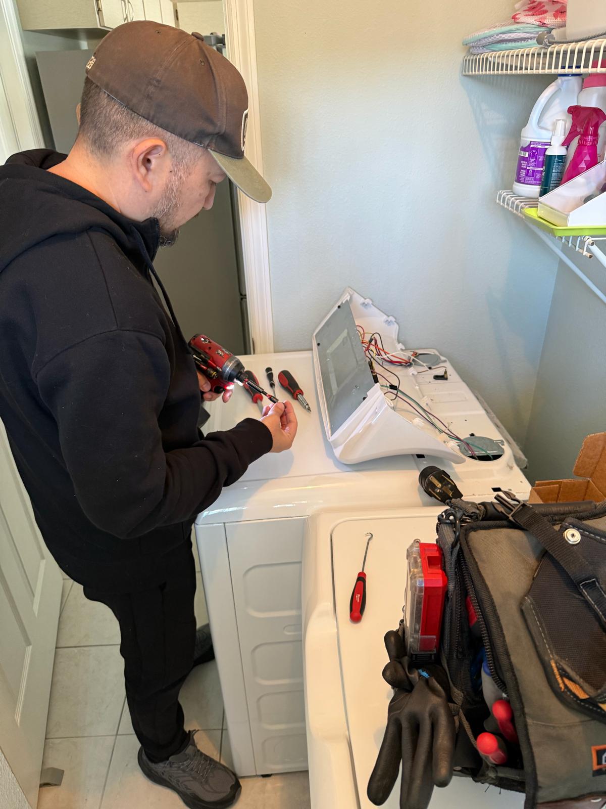 Dryer repair by AK Service Solutions